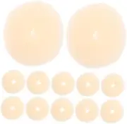 OFFIGAM 12pcs Hair Bun Maker Donut Style Hair Accessories for Women Teen Girls Lightweight Secure Updo Tools for Everyday Special Occasions