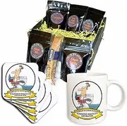 3dRose cgb_103635_1 Funny Worlds Greatest Washing Machine Operator Cartoon-Coffee Gift Basket, Multicolor