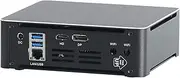 HUNSN 4K Mini PC, Desktop Computer, Server, 12 Cores I5 1340P, Windows 11 Pro or Linux Ubuntu, BM21b, Wi-Fi 6, BT 5.2, DP1.4a, HDMI2.1, 6 x USB3.0, Full Feature Type-C, Smart Fan, 32G RAM, 2TB SSD