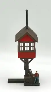 Revel HO Scale Trackside Watch/Signal Tower Custom Painted/Weathered