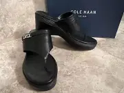 NIB - Cole Haan Cecily Grand Thong Leather Women Sandals Size 9