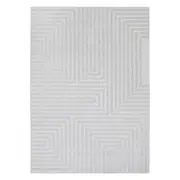 Les Nomades Felix in Light Grey Wool Rug