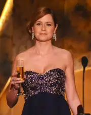 Presenter Jenna Fischer onstage at the TNT/TBS broadcast of the 16- Old Photo