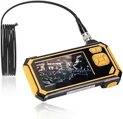 8MM Dual Lens Industrial Endoscope, 4.3inch IPS Screen, Sewer Pipe Drain Plumbing Inspection Camera, IP67 Waterproof Snake Borescope 6 LED Lights (Size : 5M/16.4FT Cable)