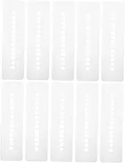 Healvian Hair Bonding Glue Protector Heat Shield Guards for Hair Extensions 10pcs Set for Professional Use