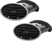 1/2/4pcs Front Dash Center Air Conditioning Outlet Vent Grille Assy Compatible For Ford Focus MK2 2005-2013 4M51A014L21AD 4M51-A014L21-AD(2pcs)