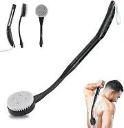 Back Scrubber for Shower,20.5" Bath Brush Long Handle for Shower for Deep Cle...
