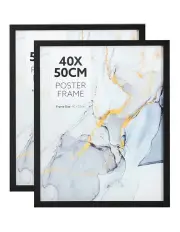 [Cooper & Co] Poster Photo Frames 40x50cm Set of 2 in Black