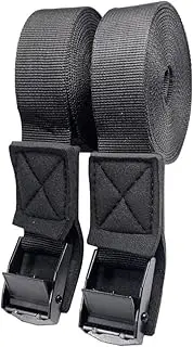 Toddmomy 1pair Luggage Tie-Down Straps for Car Roof Rack Straps for Kayak Canoe Surfboard and Paddle Board Easy Storage with Cam Buckle for Secure Cargo Transport