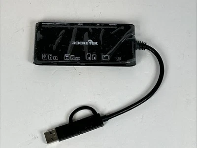 USB C Lightning USB3.0 Multi Card Reader for SD CF XD MS Micro SD TF 7 in 1 New