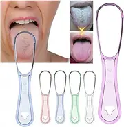 Adult Tongue Scraper Tongue Cleaning Scraper Cleaners Tools Reusable Eliminate Bad_Breath Great for Oral_Hygiene Tongue Cleaner for Adults and Kids