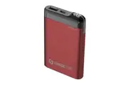 Laser 5000mAh ChargeCore Power Bank with Multi-Device Charging, LED Indicator, Aluminium Case, and 3-in-1 USB Cable for iDevice, USB-C, Micro USB