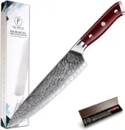 FANTECK Chef Knife 8 Inch Damascus High Carbon VG-10 Ultra Sharp Kitchen Knife