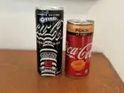 2 x Collectible Coke Can Peach and Oreo. Unopened. Full