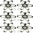 Led Garage Lights 6-Pack 200W Super Bright Ceiling Led Shop Lights, E26/E27 B...