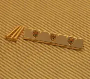 GB-LAP-G Gretsch Gold Lap Steel Universal Low Profile Flat Mount Guitar Bridge