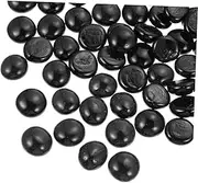 Glass Flat Beads Go Chess Pieces Black Porcelain Set Chess Beads Safe Toys for Boys and Girls Develop Thinking Skills
