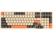 100 Keys Gaming Keyboard RGB Backlit Wired Mechanical Keyboard Blue Switch..