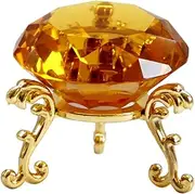 Alloy Crystal Ball Stand with Decorative Pattern Stylish Crystal Holder for Tabletop Display of Ornaments Durable and Elegant Accent for Home Decor