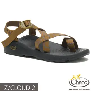 【美國 Chaco】送》男款 越野紓壓運動涼鞋(夾腳款)Z/CLOUD 2/厚底足弓涼鞋 戶外拖鞋_天際青銅_ZLM02