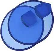 Cabilock 2pcs Round Hand Fans Portable Dance Fans Lightweight Handheld for Parties