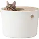 日本IRIS《立桶式貓便箱-小-PUNT-430-兩色》防潑砂 貓便盆