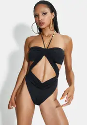 [Riot Swim] Black Phoenix One Piece Swimsuit