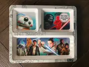 3-section Plate with Star Wars The Last Jedi Graphics, BPA-free
