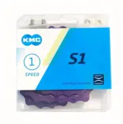 KMC Bicycle Chain Single Speed 1/2" x 1/8" Purple S1 Dragster Lowrider Bicycle B
