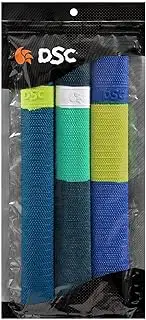 DSC Spyder Non-Slip Cricket Bat Grip | Pack of 3 | Color: Multi | Durable Grips for Enhanced Batting Control | Compatible with All Cricket Bats | Professional Grade Soft Grip Set for Secure Hold