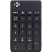 R-Go Numpad Break, numeric keyboard with pause software, Bluetooth, black