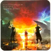 FINAL FANTASY SEVEN Rebirth Cloud Zack Sephiroth Coaster SQUARE ENIX CAFE