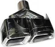 1pcs Exhaust Tip Compatible For Mercedes Benz W212 E63 CLS63 W204 Exhaust System Nozzle Unilateral 304 Stainless Steel Muffler Tail Tip(Model Y Silvery R)
