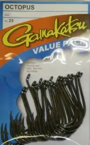 Gamakatsu OCTOPUS Hooks Size 5/0 AMT100