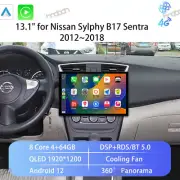 13.1"4+64 Android 12 for 2012-16 NISSAN SYLPHY Car Stereo Radio GPS NAVI Carplay