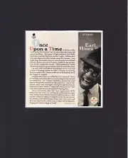 8X10" Matted Print Album Jazz Cover Art Picture: Earl Hines, Once Upon A Time