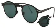 ROAV Galaxy 1003 Balto Folding Black Polarized 13.11 Men's Sunglasses Black Size 51