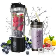 Portable Blender for Shakes and Smoothies 17Oz, Personal Blender 4000mAh USB ...