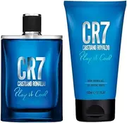 CR7 Play It Cool by Cristiano Ronaldo for Men - 2 Pc Gift Set 1oz EDT Spray, 5.1oz Shower Gel