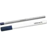 LifeStraw Sip Reusable Steel Straw with Case Midnight