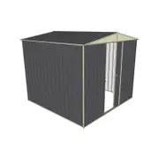 Build-a-Shed 2.3 x 2.3 x 2.3m Front Gable Single Sliding Door Shed - Grey