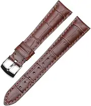 [KTGTCMPBMK] Watchband Suitable Fit For Zenith ELITE Pin Buckle Top-Layer Leather Exquisite Sewing Watch Strap Men Women
