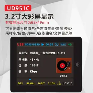 解碼器 DTS杜比全景聲5.1音頻解碼器DSD無損U盤播放HDMI藍牙5.8G無線環繞