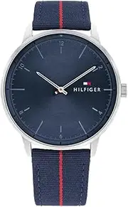 [Tommy Hilfiger] Hendrix Nylon Dial Men's Watch, Navy