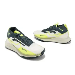 【NIKE 耐吉】越野跑鞋 Wmns Pegasus Trail 4 GTX 防水 米白 綠 女鞋 戶外 運動鞋(FN7771-100)