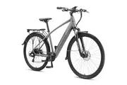 E-Sierra Hybrid E-Bike Mens 700c 18" Shadow Alloy Frame Suspension Fork 8-Speed