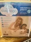 Queen Serta Sleep To Go Elite Mattress Protector, Waterproof, Antimicrobial