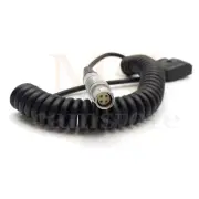 D-Tap to 1B 4 Pin Female，Canon C300 Mark II C100 C200 C500 Power Cable V-mount