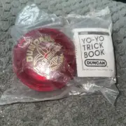 VTG Red Duncan Hyper Imperial Yo-Yo 1992 Made Is U.S.A. Sealed Pack W Trick Book