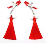 Nipple Clamps Clip Sm Toy For Bondage Adustable Metal Clip Metal Nipple Clamps Non-Piercing On Nipple Rings Metal Nipple Toy For Famale